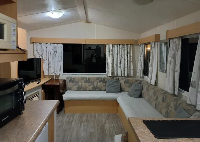 Static Holiday Caravan